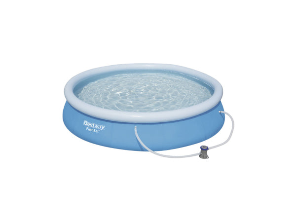 Kaufuniversum - Bestway Pool Fast Set Ø 366x76cm mit Filterpumpe