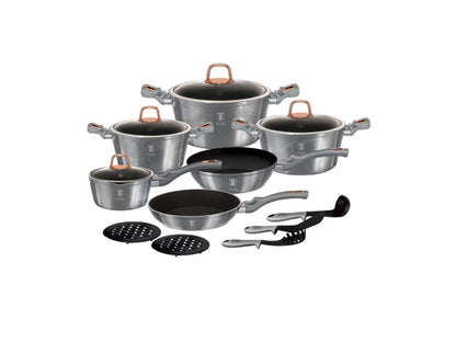 Berlinger Haus 15-teiliges Kochgeschirr-Set Moonlight Collection