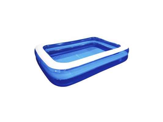Kaufuniversum - FS-STAR Familien Pool transparent-blau 262x175x51cm