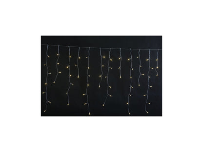 Ekström LED Lichtervorhang Outdoor "Icicle" 360 LED mit 72 Strängen 1000x52cm, warm weiss