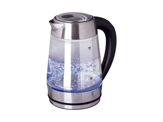 Kaufuniversum - Berlinger Haus Wasserkocher Glas 1.7L / 360°-Drehfuss / Chromstahl