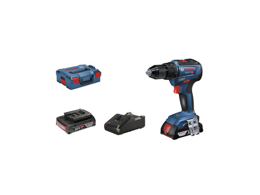 Kaufuniversum - Bosch Professional Bosch GSR 18V-55 + 2 x 4.0 Ah PC + GAL18V-40 + L-BOXX