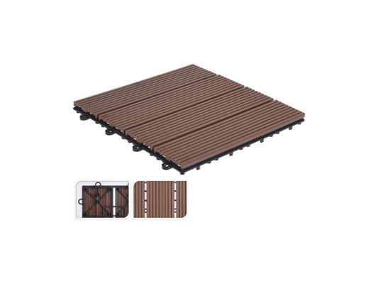 Kaufuniversum - FS-STAR FS Star Terrassenfliese 6er Set braun