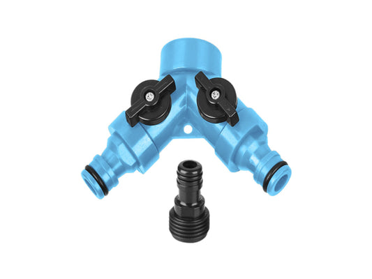 Kaufuniversum - FS-STAR Y-Wasseranschluss 2-Wege 2-teilig