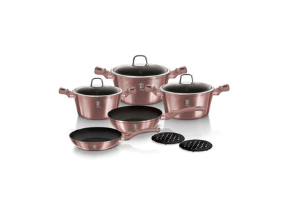 Berlinger Haus 10-teiliges Kochgeschirr-Set I-Rose Collection
