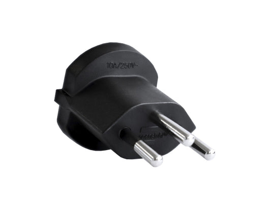 Kaufuniversum - FS-STAR FixAdapter DE auf CH schwarz 230V 3-polig