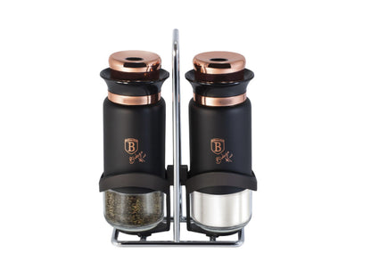 Berlinger Haus Salz- und Pfefferstreuer-Set Black Rose Collection
