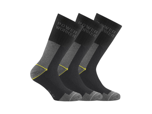 Kaufuniversum - Rohner Socks Rohner Socken Herren Power Worker Wilmax 3er schwarz Gr.43/46