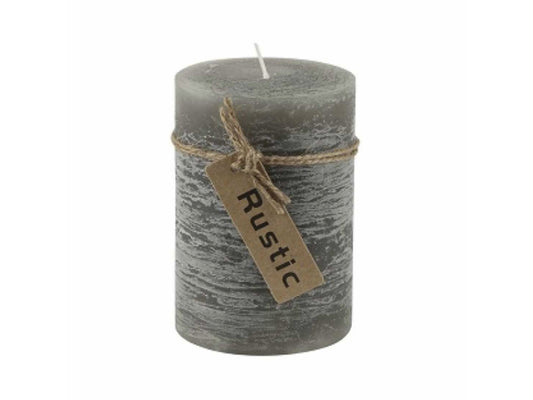 Kaufuniversum - FS-STAR Kerze Rustic 7x10cm grau