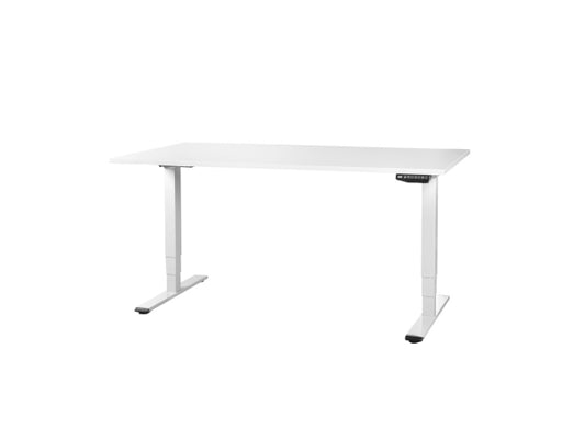 Kaufuniversum - Contini höhenverstellbarer Bürotisch 2.0x0.9m weiss / Gestell weiss RAL9016