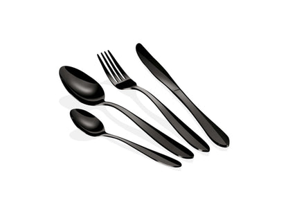 Berlinger Haus 24-teiliges Besteck-Set schwarz