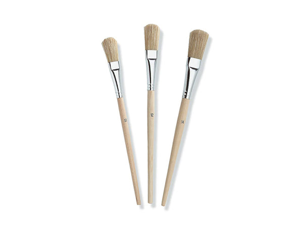Kaufuniversum - Color Expert Emaillelackpinsel-Set 3-tlg helle Borste