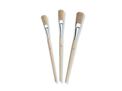 Color Expert Emaillelackpinsel-Set 3-tlg helle Borste