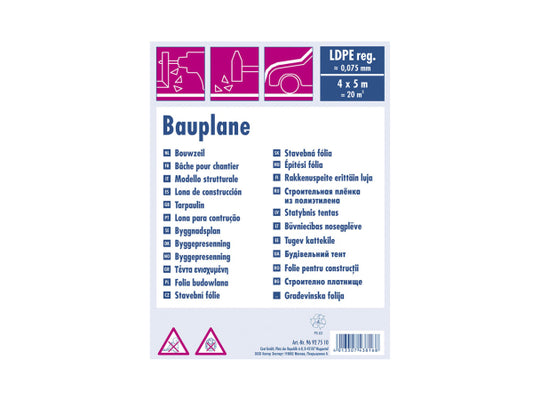 Kaufuniversum - Color Expert Abdeckplane LDPE schwarz