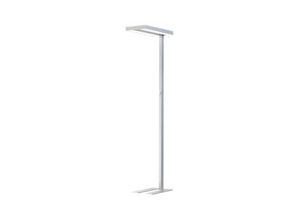 CONTINI LED Büro-Stehleuchte dimmbar silber