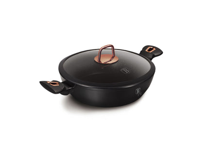Berlinger Haus Kochtopf mit Deckel 3.8L Ø 28cm Black Rose Edition