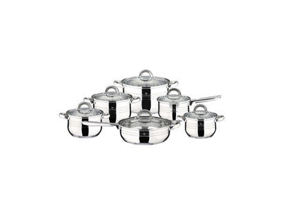 Blaumann 12-teiliges Topfset Edelstahl Gourmet Line