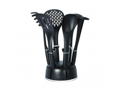 Berlinger Haus 7-teiliges Kochbesteck Set  Black Royal Collection