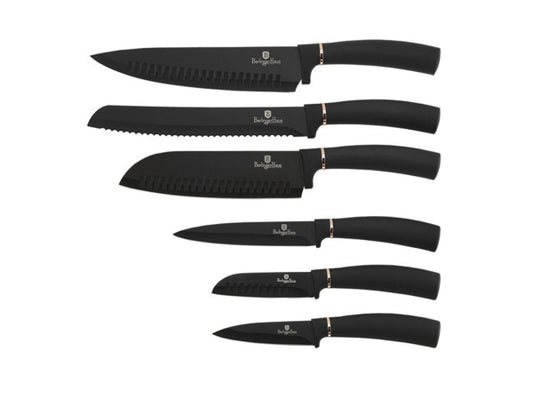 Kaufuniversum - Berlinger Haus 6-teiliges Messerset Black Rose Collection