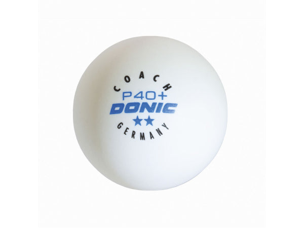 Kaufuniversum - DONIC Tischtennisball P40+ weiss 6 Stk. (2Sterne)