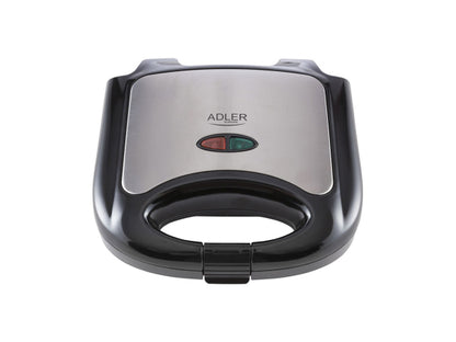 Adler Sandwich Toaster schwarz silber