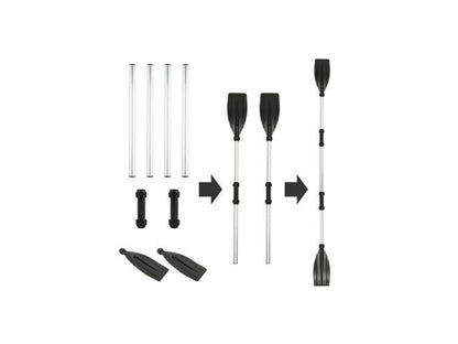 Bestway Hydro Force Kombi Paddles aus Aluminium 2x145cm