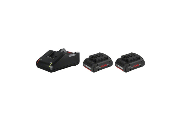 Kaufuniversum - Bosch Professional Bosch Starter-Set ProCore18V, 2x 4.0Ah + GAL 18V-40 Professional (1600A01BA3)
