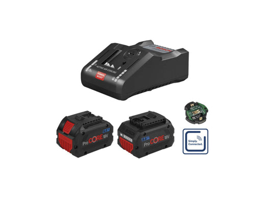 Kaufuniversum - Bosch Professional Bosch Starter Set 2xPro Core18V 8.0Ah+GAL18 (1600A01C4K)