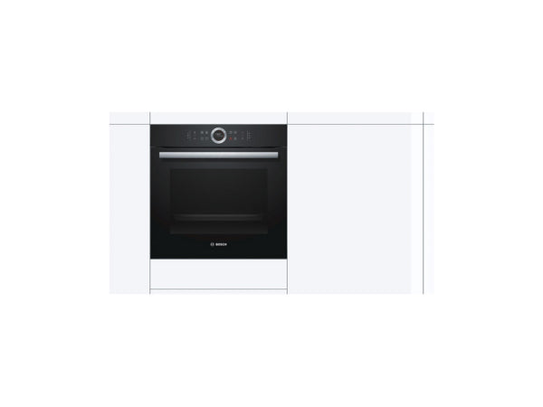 Kaufuniversum - Bosch HBG655BB1C Einbaubackofen Ecoclean 220V