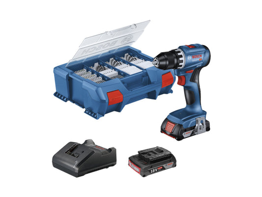 Kaufuniversum - Bosch Professional Bosch GSR 18V-45 Akku-Bohrschrauber-Set