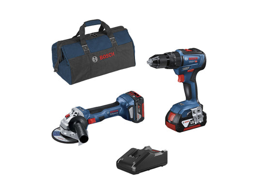 Kaufuniversum - Bosch Professional Bosch 18V kit GSB+GWS+2 x GBA 4.0Ah+GAL+Tasche