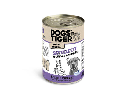 Dogs'n Tiger NF Hund Sattelfest 400g