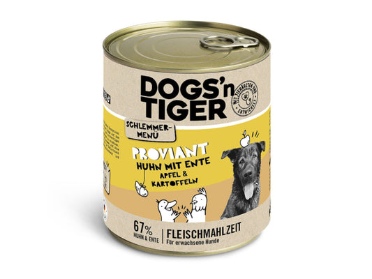 Kaufuniversum - Dogs'n Tiger Schlemmermenü Hund Proviant 800g