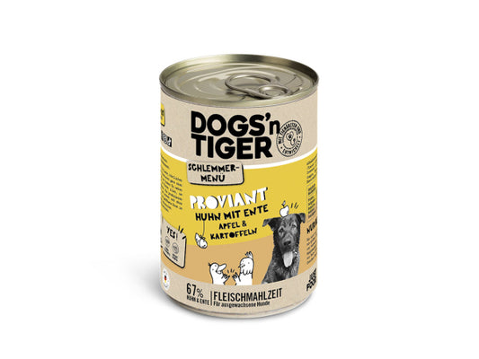 Kaufuniversum - Dogs'n Tiger Schlemmermenü Hund Proviant 400g