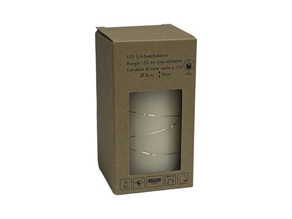 Kaufuniversum - dameco LED Wachskerze 8 x 15cm