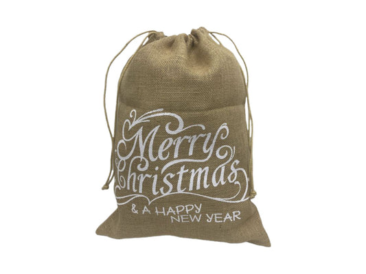 Kaufuniversum - dameco Jutesack natur Merry Christmas 38 x 50cm