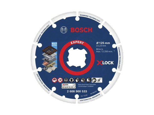 Kaufuniversum - Bosch Professional Bosch Diamanttrennscheibe X-LOCK Metal Wheel 125x22.23mm