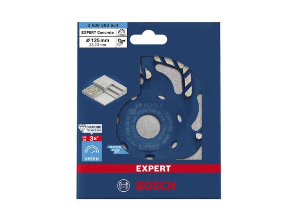 Kaufuniversum - Bosch Professional Bosch Diamanttopfscheibe EXPERT Concrete blue