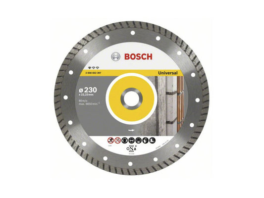 Kaufuniversum - Bosch Professional Bosch Diamanttrennscheibe Standard for Universal Turbo, 230x22.23x2.5x10mm