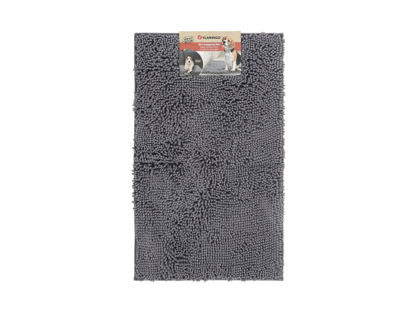 Kaufuniversum - Flamingo Schmutzfangmatte Fluffy Grau