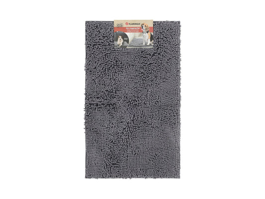 Flamingo Schmutzfangmatte Fluffy Grau
