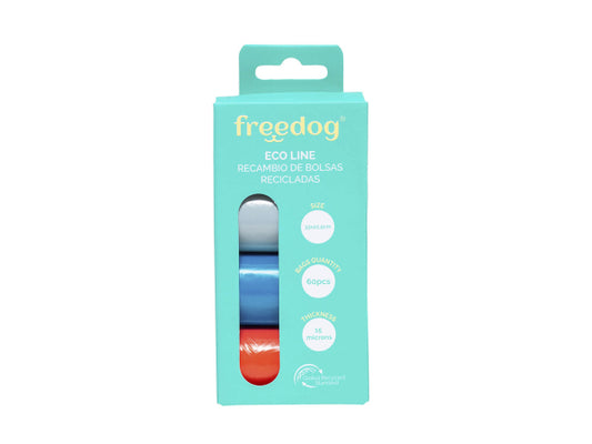 Freedog 4x Kotbeutel versch. Farben 15u