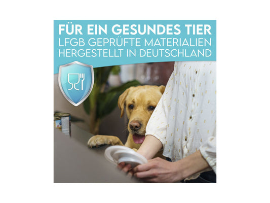 Kaufuniversum - Hund ist König Deckel für 800g Nassfutterdosen (3-er Set)