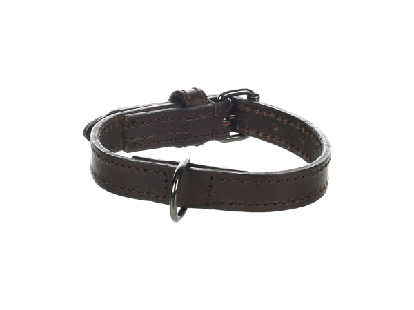 Kaufuniversum - Flamingo Halsband Leder Denver braun XS