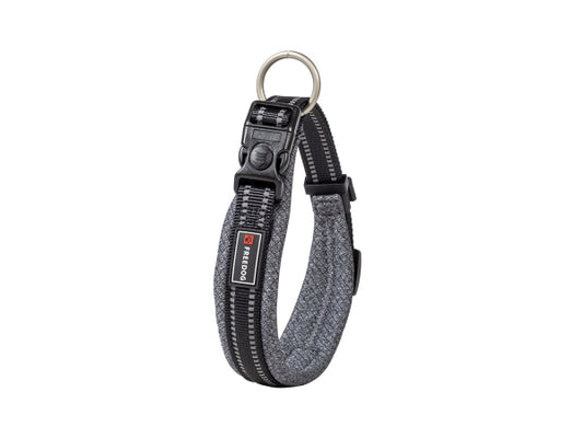 Freedog Halsband Nylon Shiva grau XS