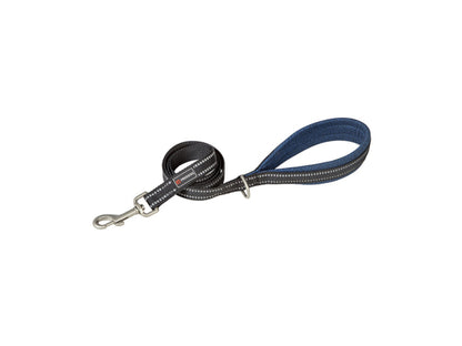 Freedog Kurzleine Shiva aus Nylon blau 120x2.5cm