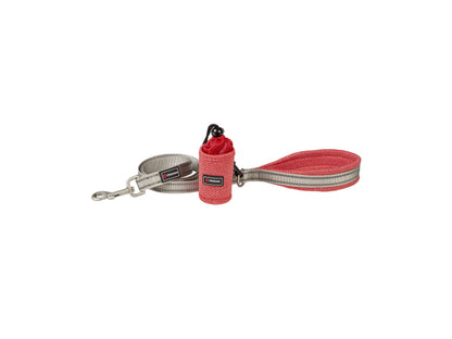 Freedog Kurzleine Shiva aus Nylon rot 120x2.5cm