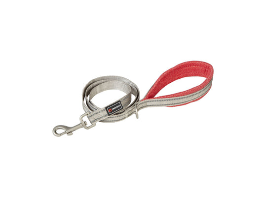 Freedog Kurzleine Shiva aus Nylon rot 120x2.5cm