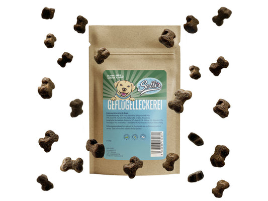 Kaufuniversum - Sollis Solli's Snack Hund Geflügel Leckerei 100g