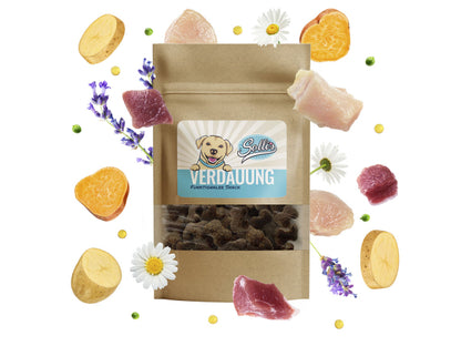 Sollis Solli's Snack Hund Verdauungsfördernder Geflügel Snack 80g